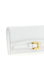 White Calfskin Shuffle Cardholder