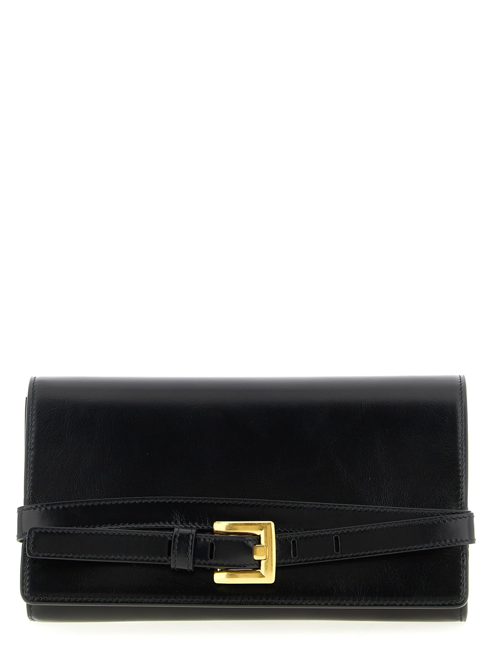 Black Calfskin Shuffle Wallet