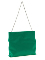 Satin Bicolor Viscose Clutch Bag