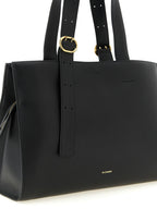 Black Calfskin Leather Tote
