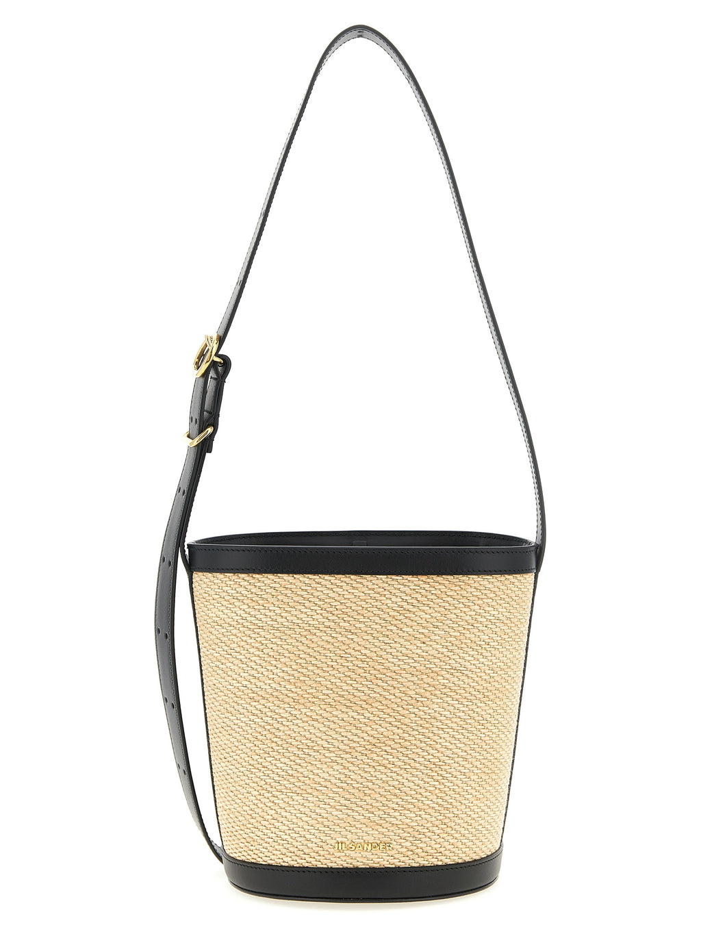 Multicolor Polyamide Raffia Shoulder Bag