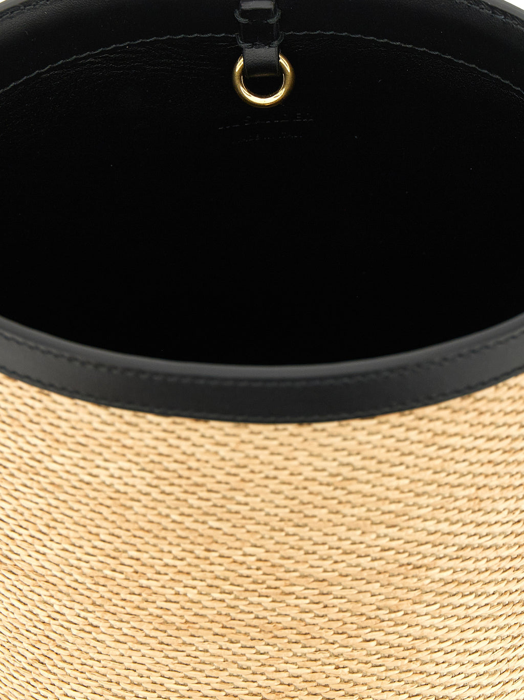 Multicolor Polyamide Raffia Shoulder Bag