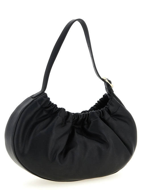 Soft Cowhide Leather Ninon Hoop Shoulder Bag