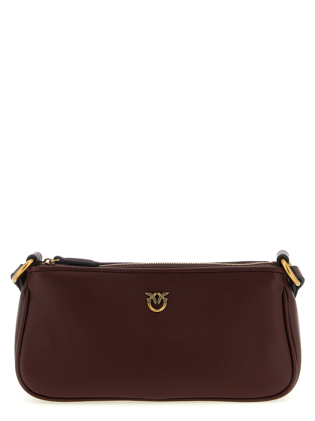 Half Moon Silk and Cow Leather Mini Crossbody Bag