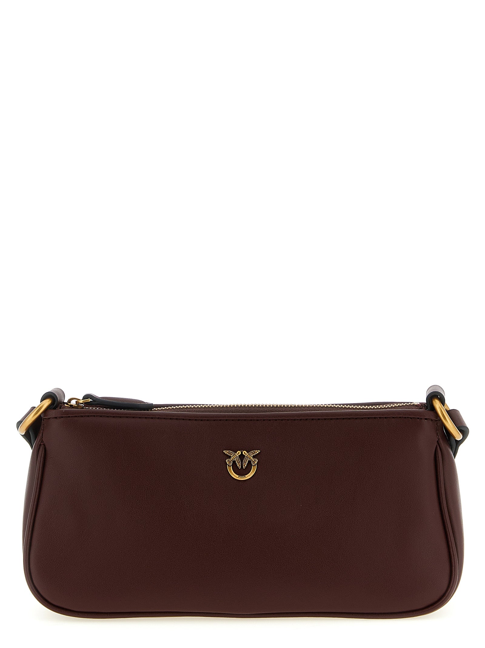 Half Moon Silk and Cow Leather Mini Crossbody Bag