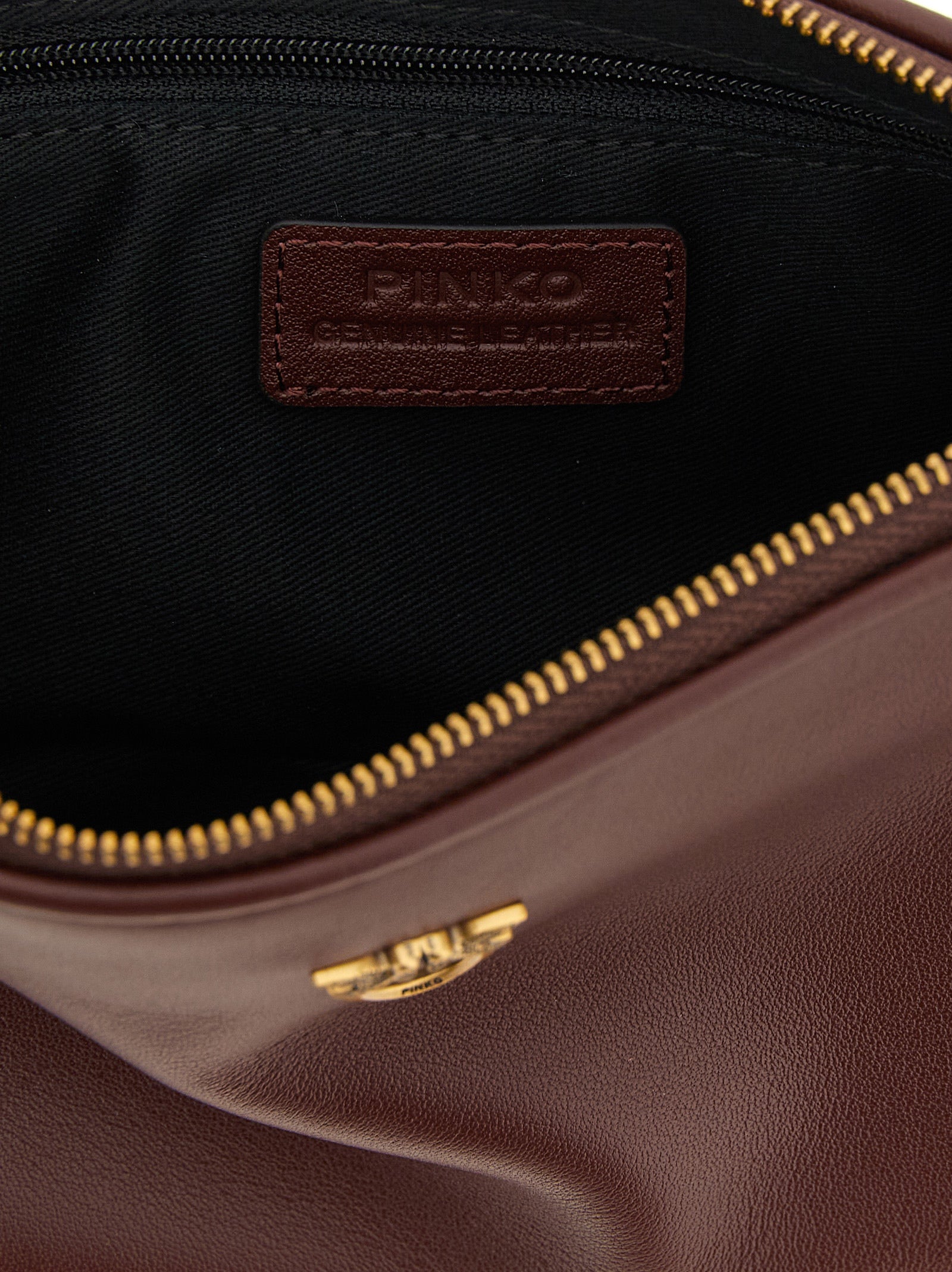 Half Moon Silk and Cow Leather Mini Crossbody Bag