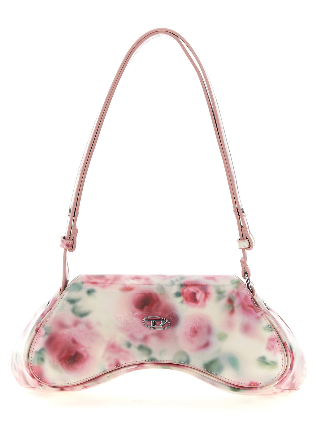 Play Crossbody Glossy Polyurethane Shoulder Bag