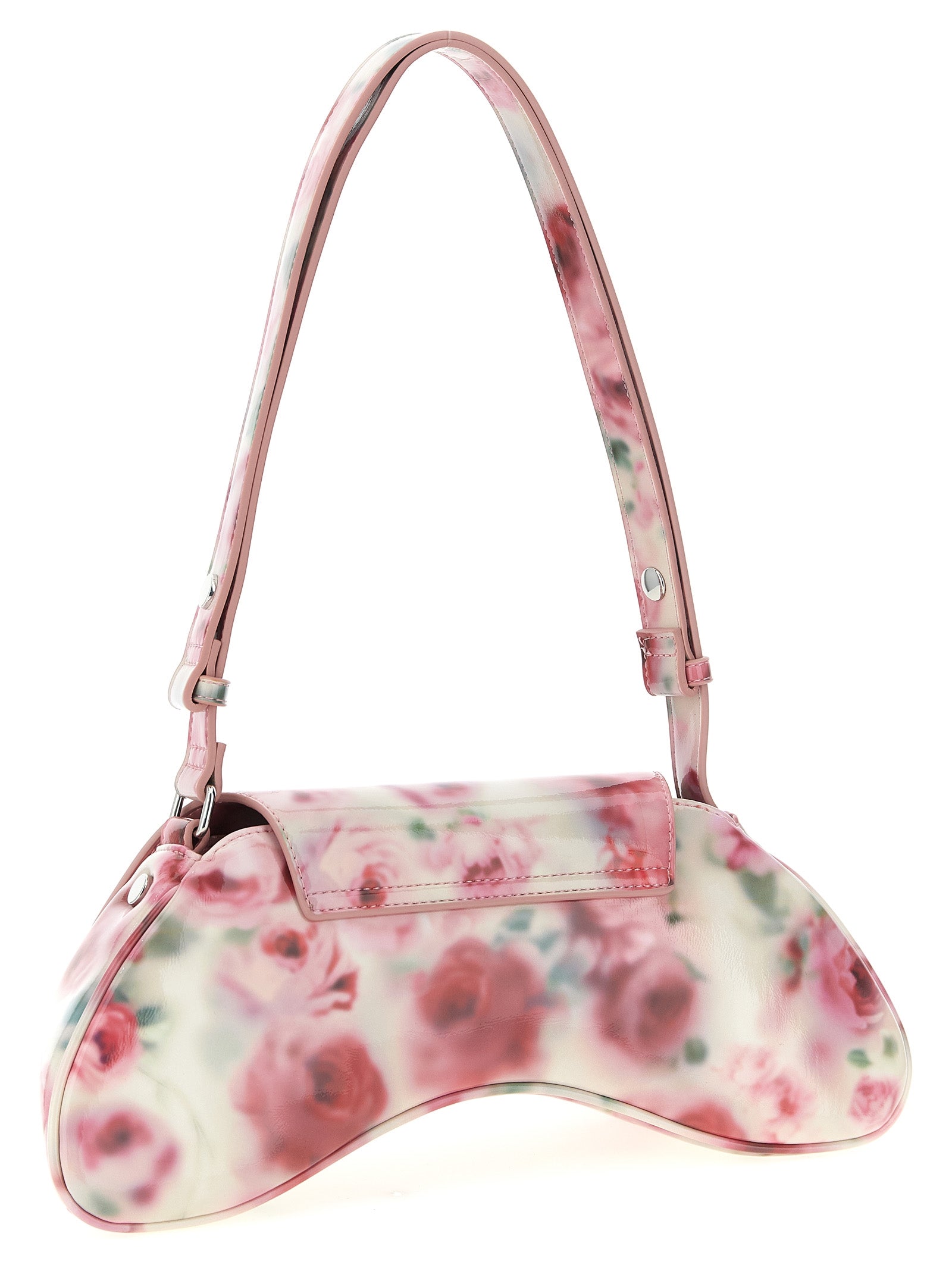 Play Crossbody Glossy Polyurethane Shoulder Bag