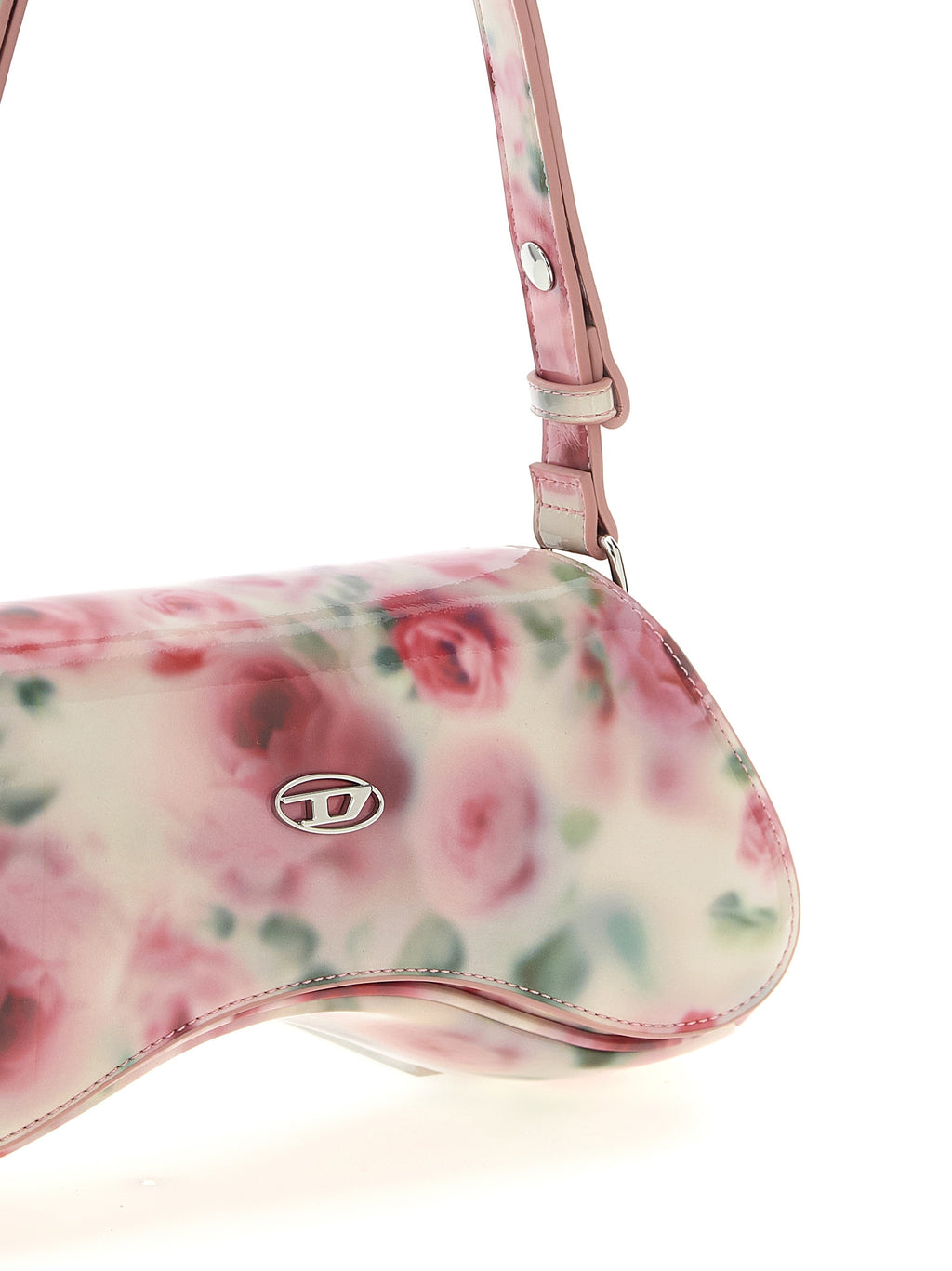 Play Crossbody Glossy Polyurethane Shoulder Bag