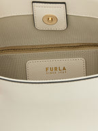 White Calfskin Small 'Roxie' Bucket Bag