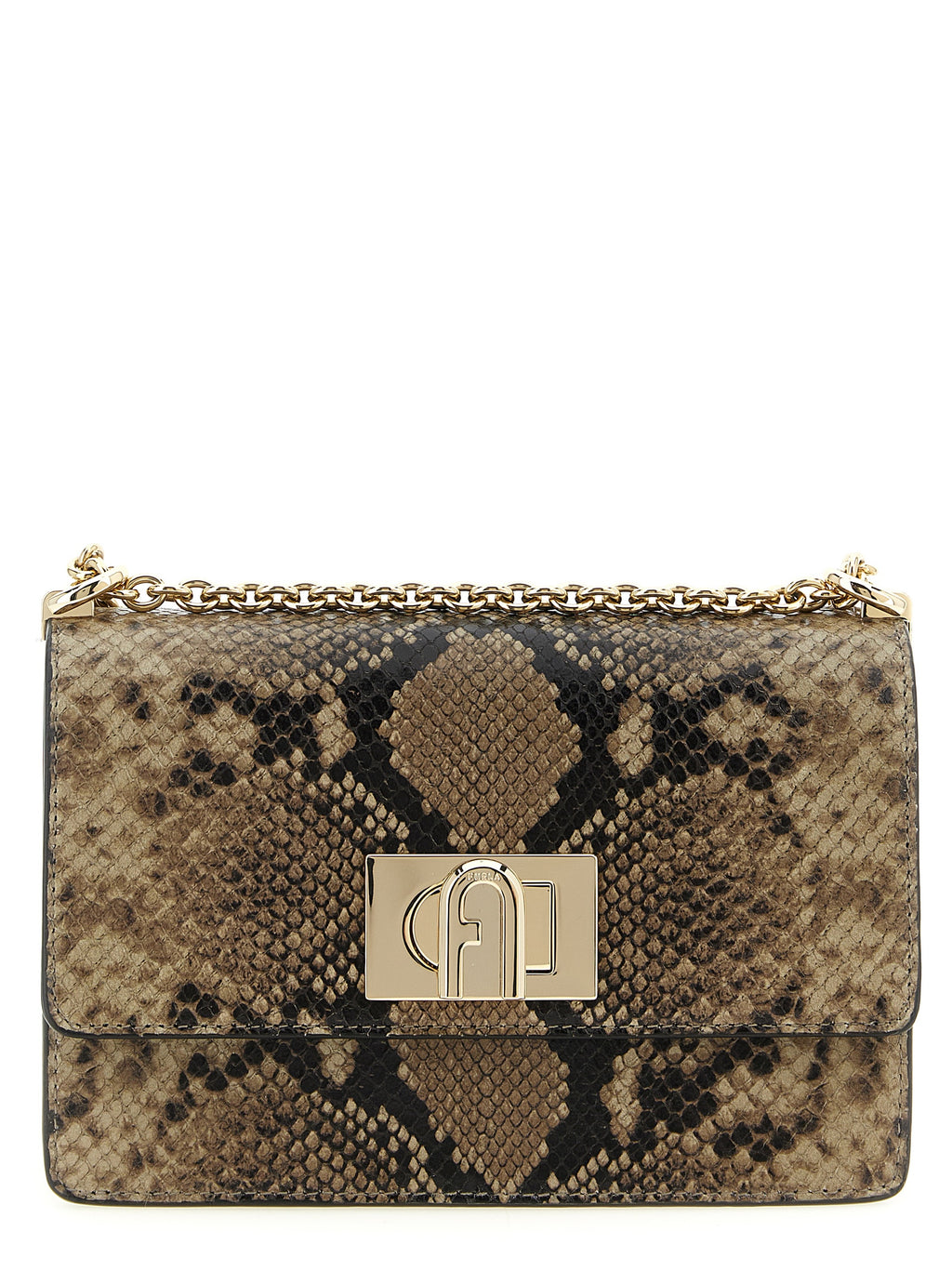 Gray Goat Leather Mini 1927 Crossbody