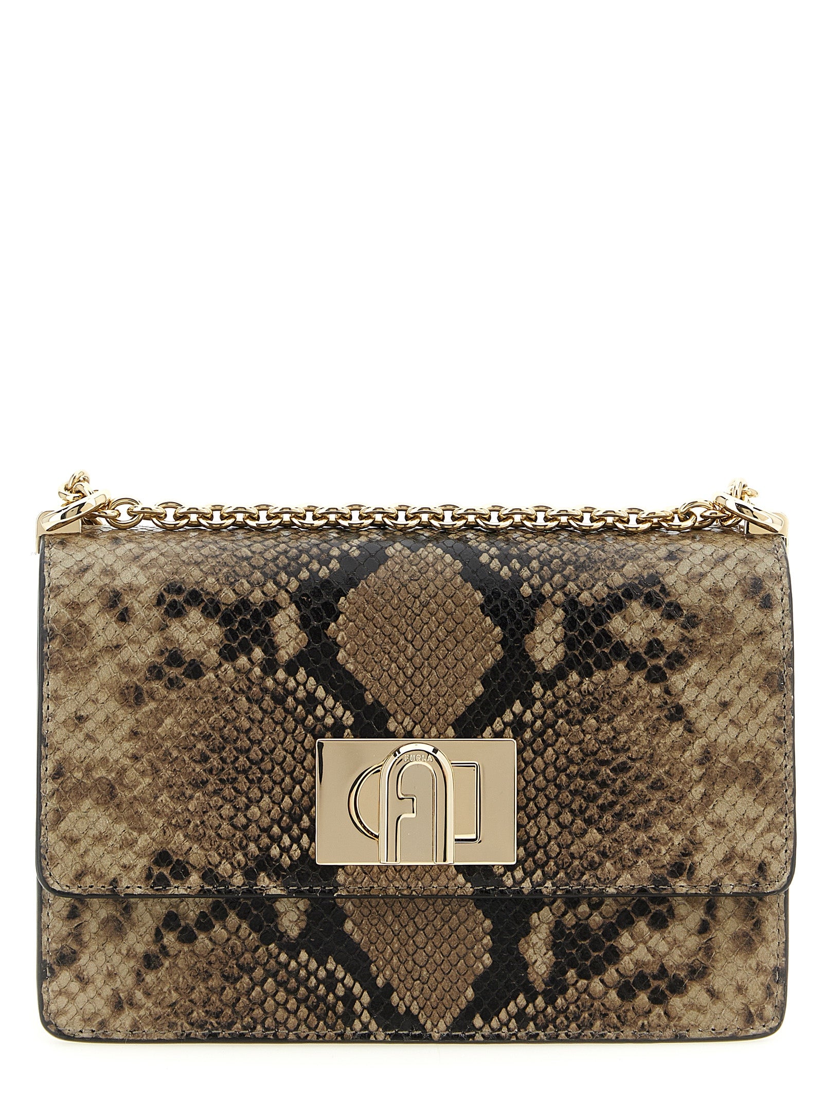 Gray Goat Leather Mini 1927 Crossbody