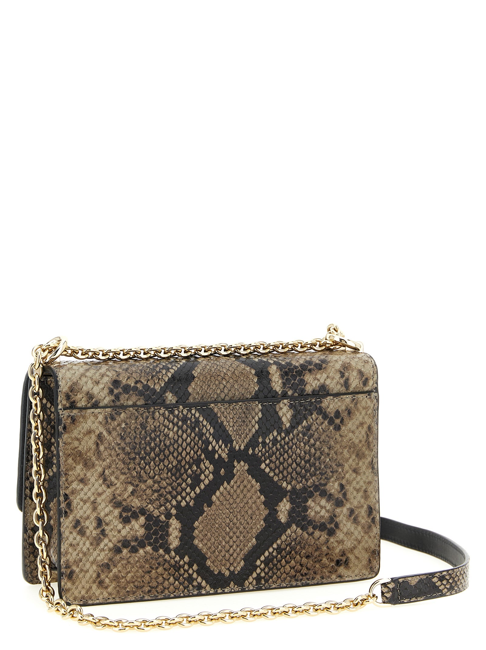 Gray Goat Leather Mini 1927 Crossbody