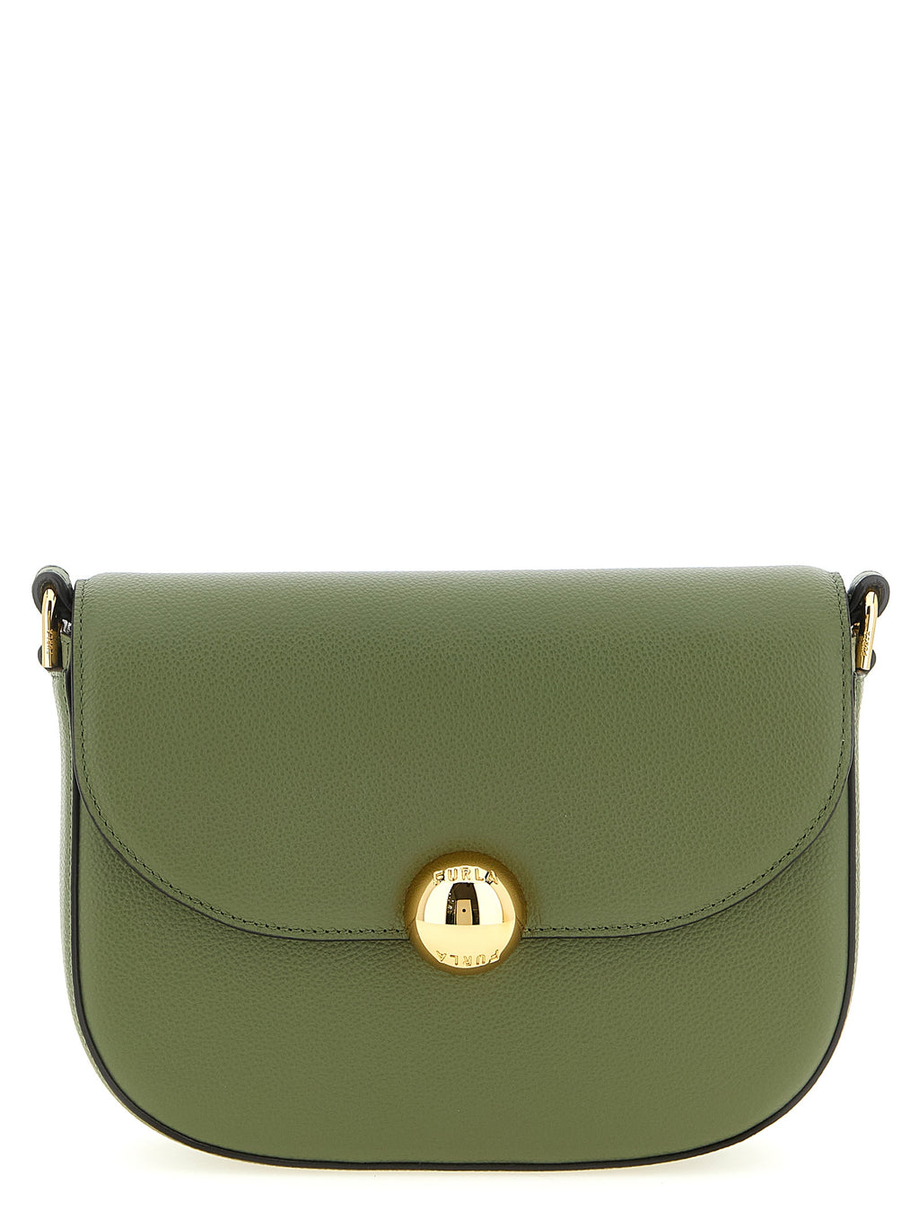 Bicolor Calfskin Moonlight Crossbody Bag