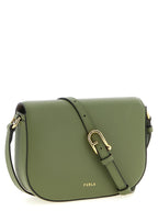 Bicolor Calfskin Moonlight Crossbody Bag