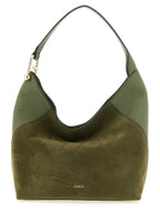 Green Calfskin Lara Medium Shoulder Bag
