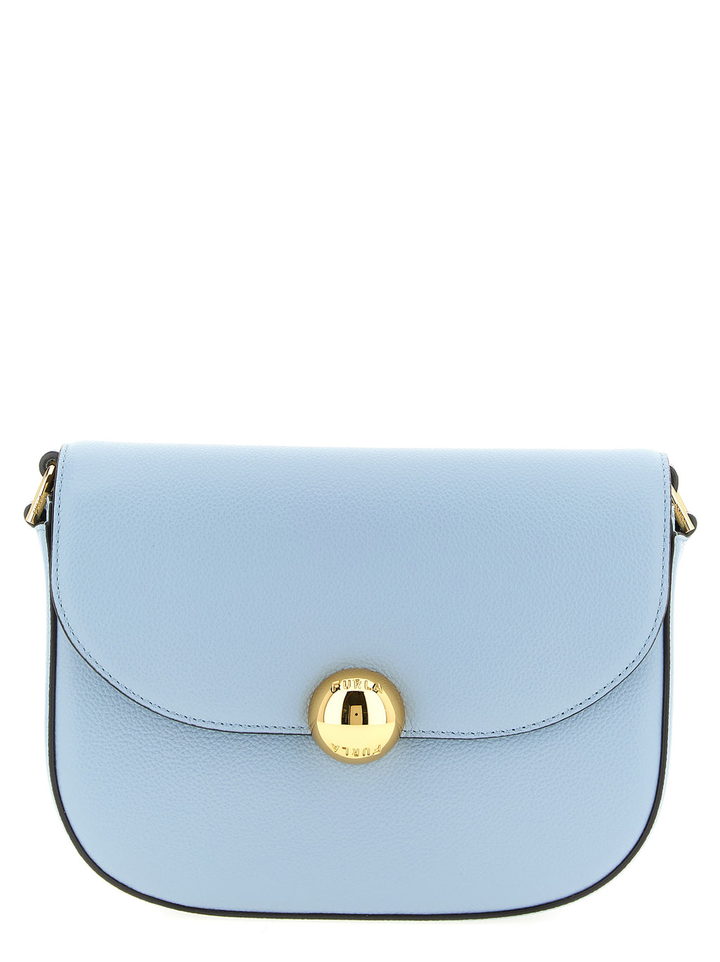 Light Blue Calfskin Moonlight Crossbody Bag