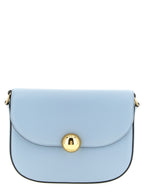 Light Blue Calfskin Moonlight Crossbody Bag