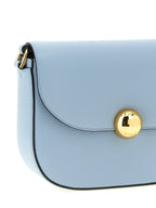Light Blue Calfskin Moonlight Crossbody Bag