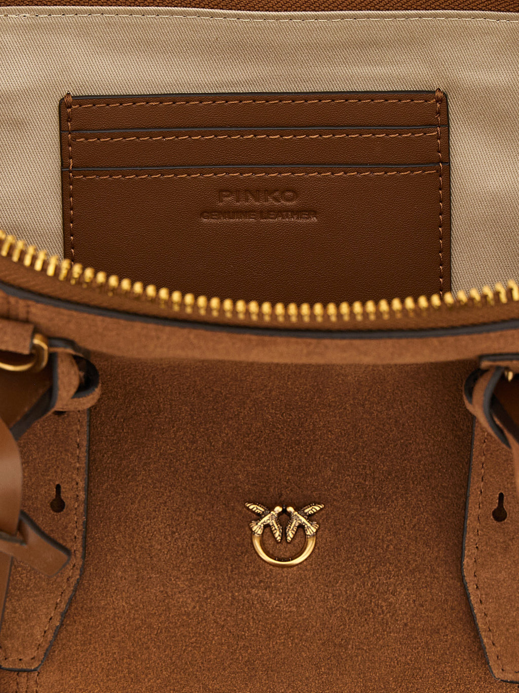 Large Brown Suede Cow Leather Bowling Baguette Shoulder Bag