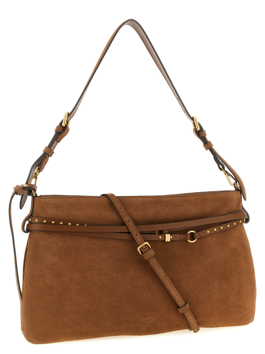 Brown Cow Leather 'Belt' Shoulder Bag Large