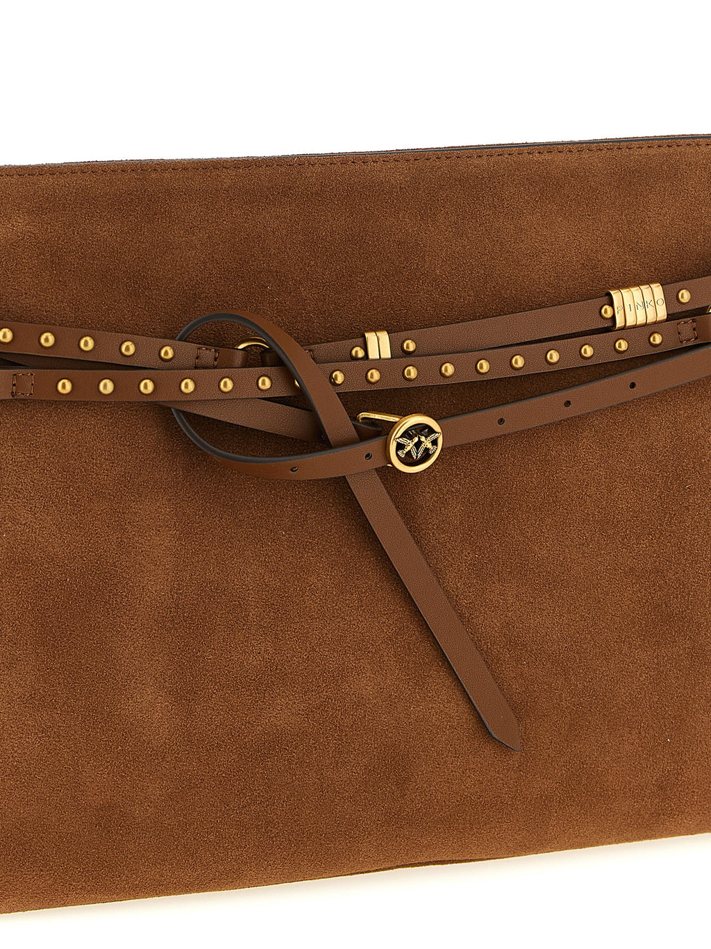 Brown Cow Leather 'Belt' Shoulder Bag Large