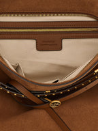 Brown Cow Leather 'Belt' Shoulder Bag Large