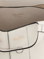 Mini Gray Calfskin Tote Bag