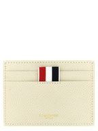 Beige Calfskin Hammered Cardholder