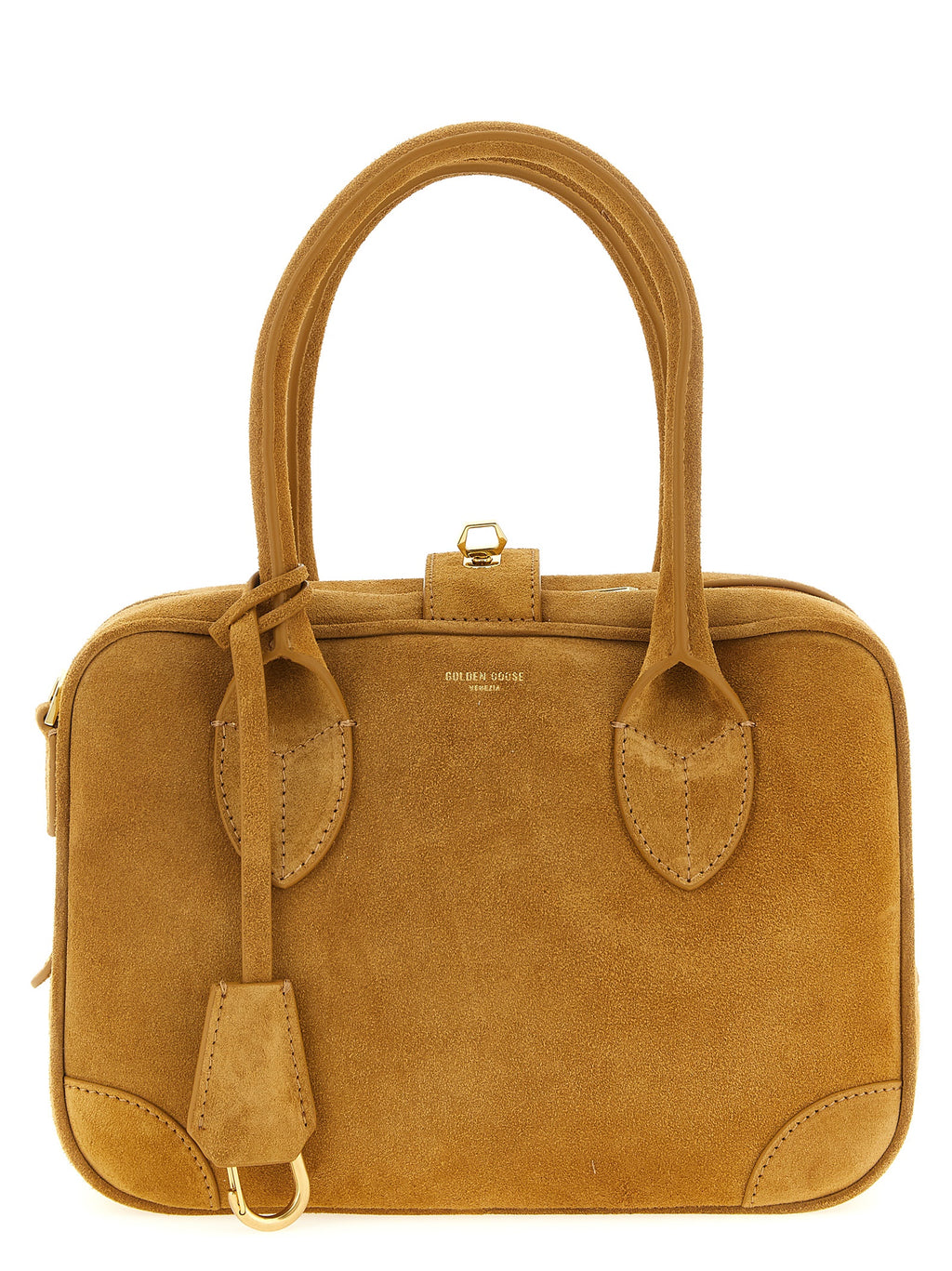 Vita Suede Beige Handbag
