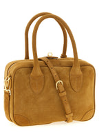 Vita Suede Beige Handbag