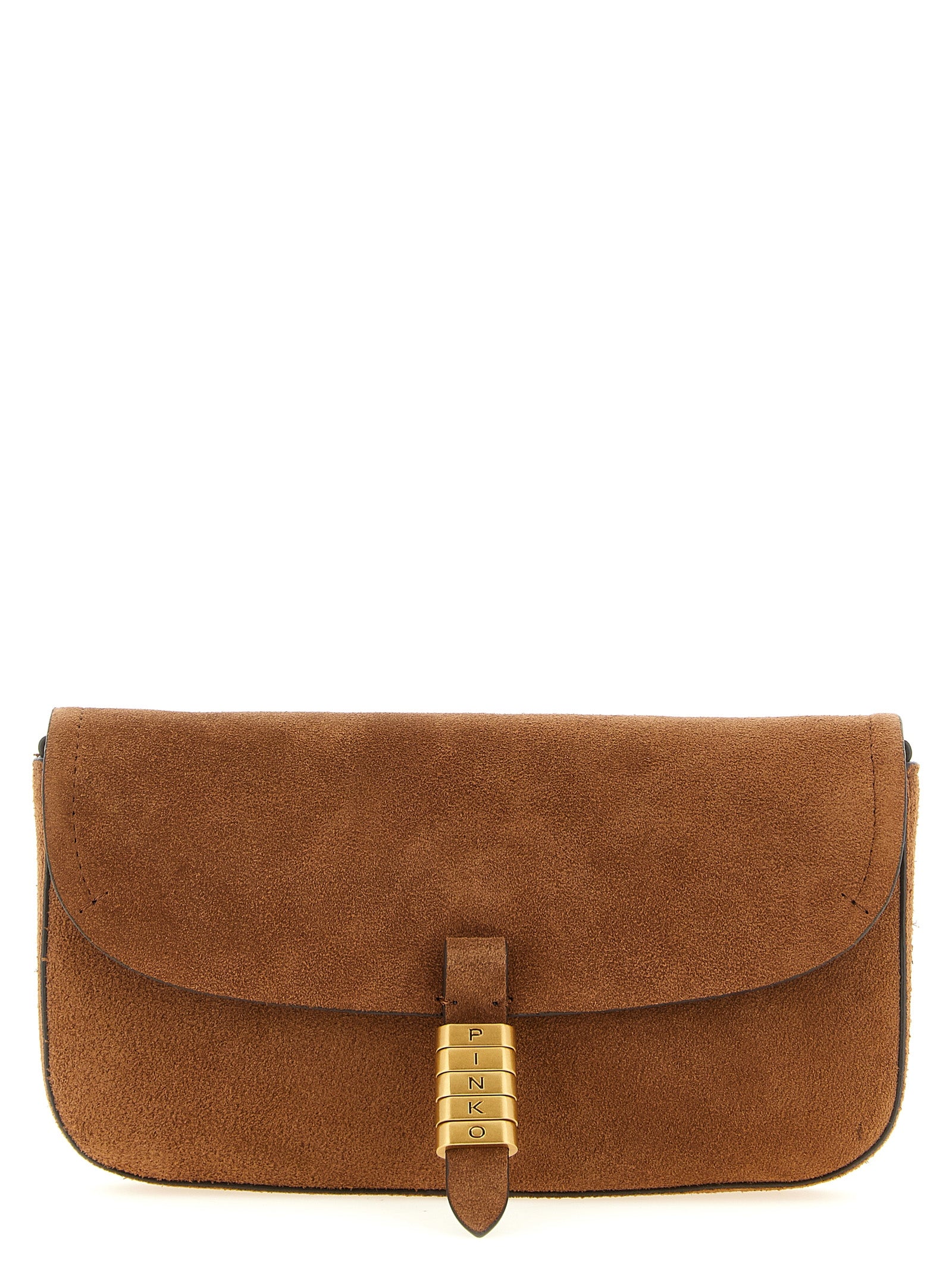 Brown Cowhide Shoulder Bag
