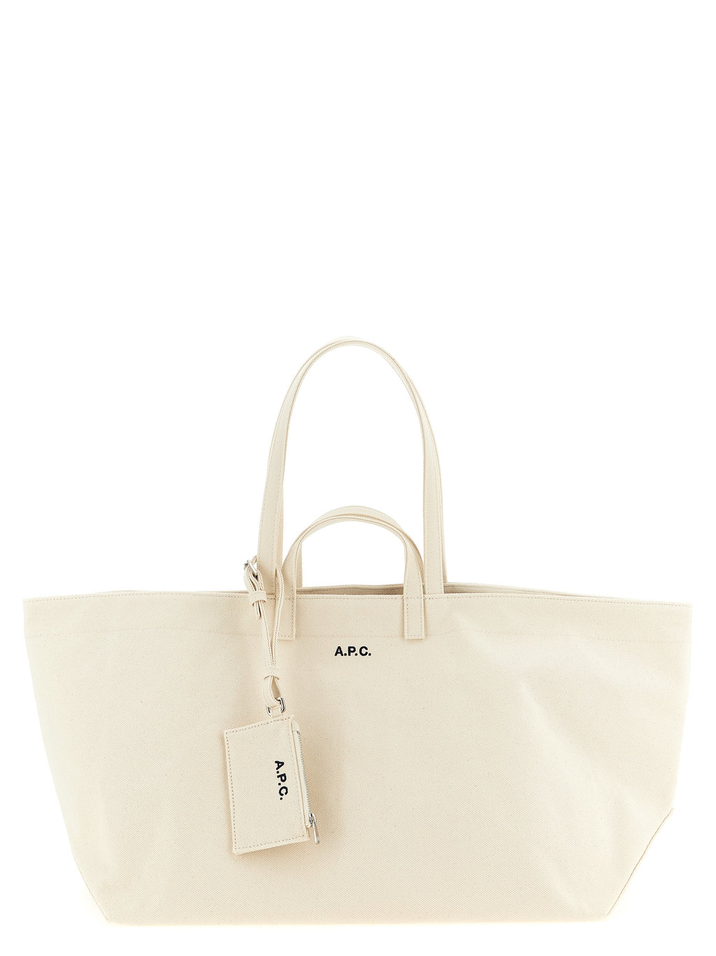 Beige Cotton Canvas Le Drummer Toile Tote