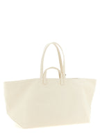 Beige Cotton Canvas Le Drummer Toile Tote