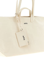 Beige Cotton Canvas Le Drummer Toile Tote