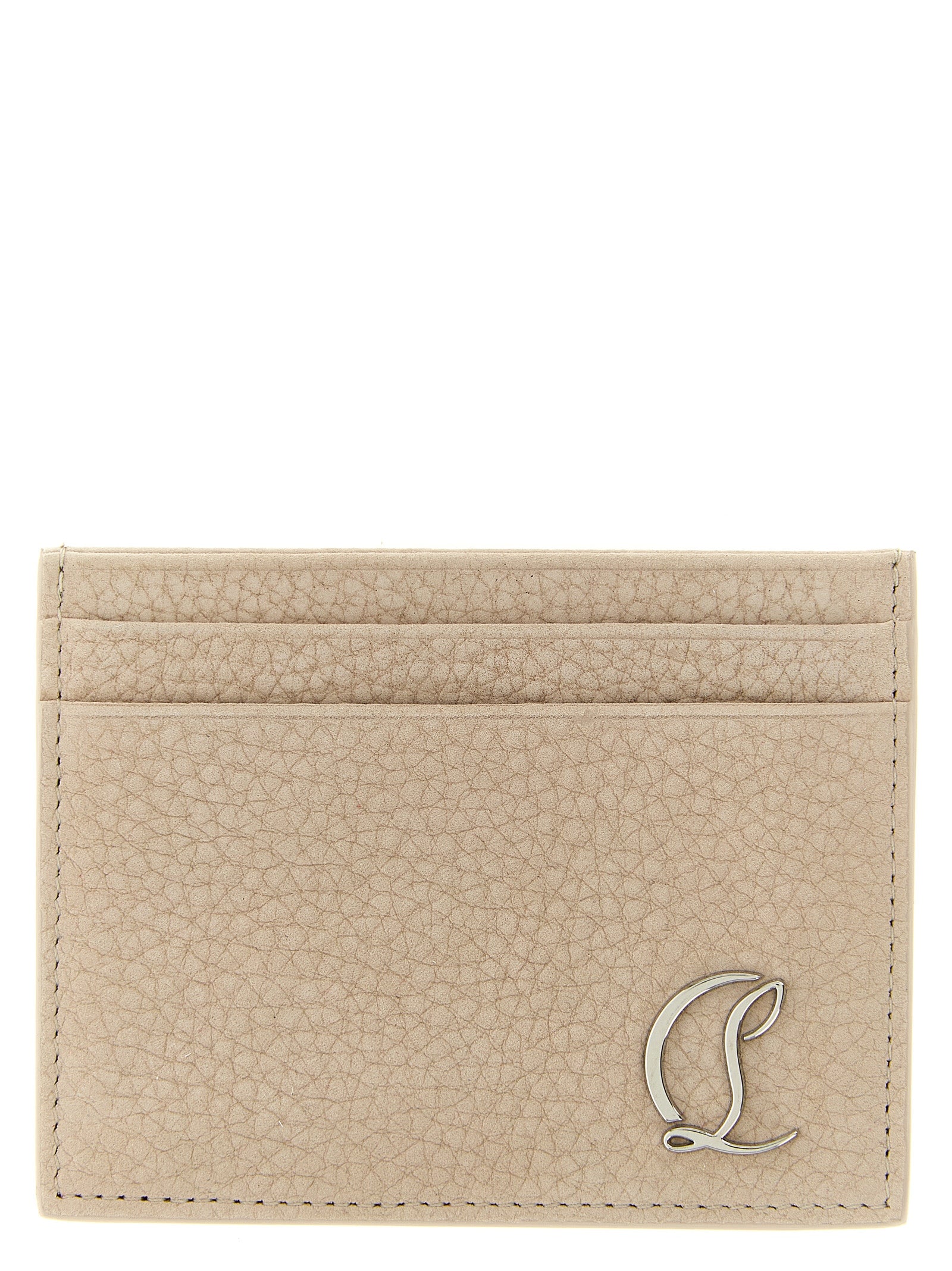 Premium Beige Calfskin Cardholder