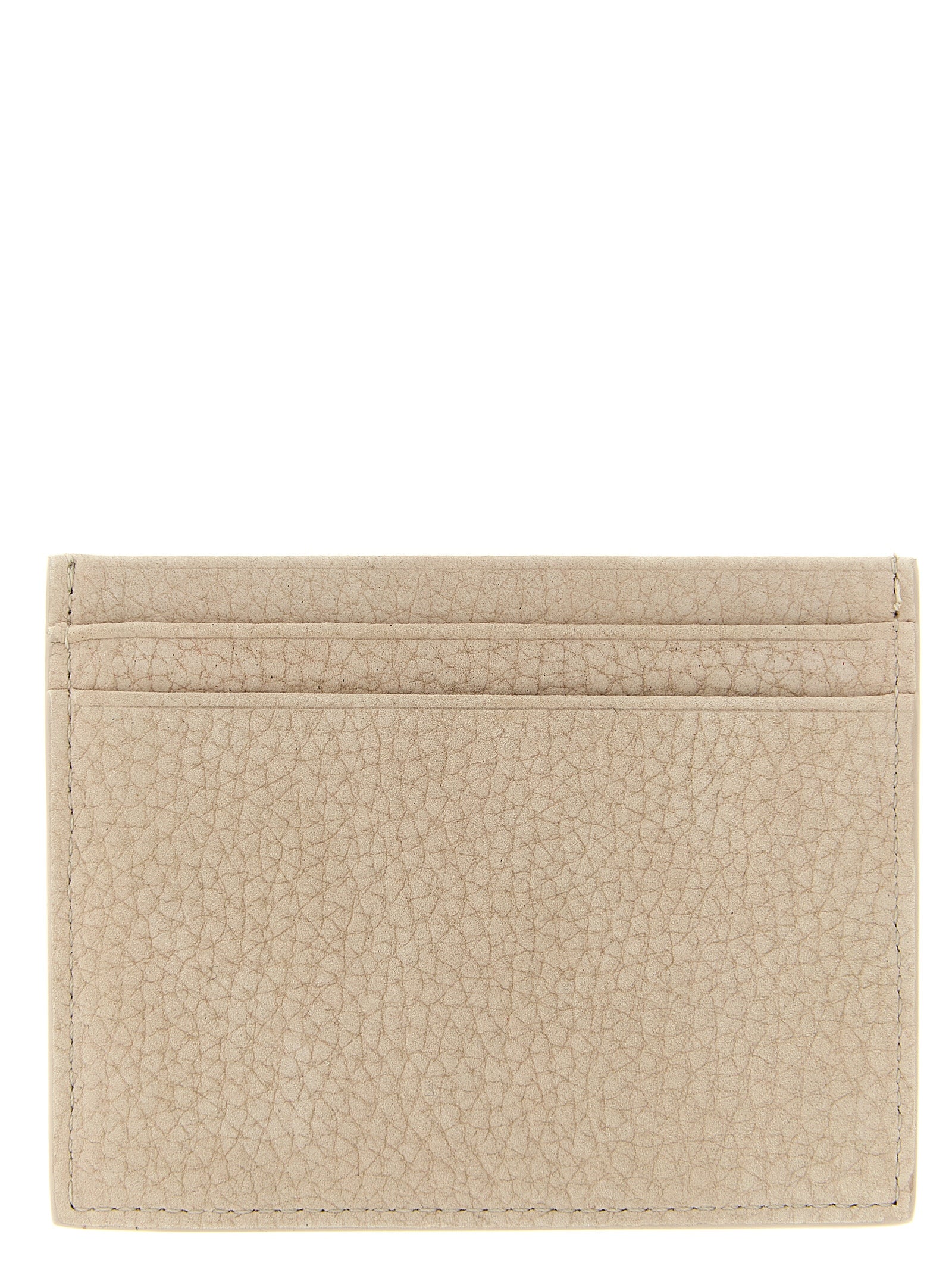 Premium Beige Calfskin Cardholder