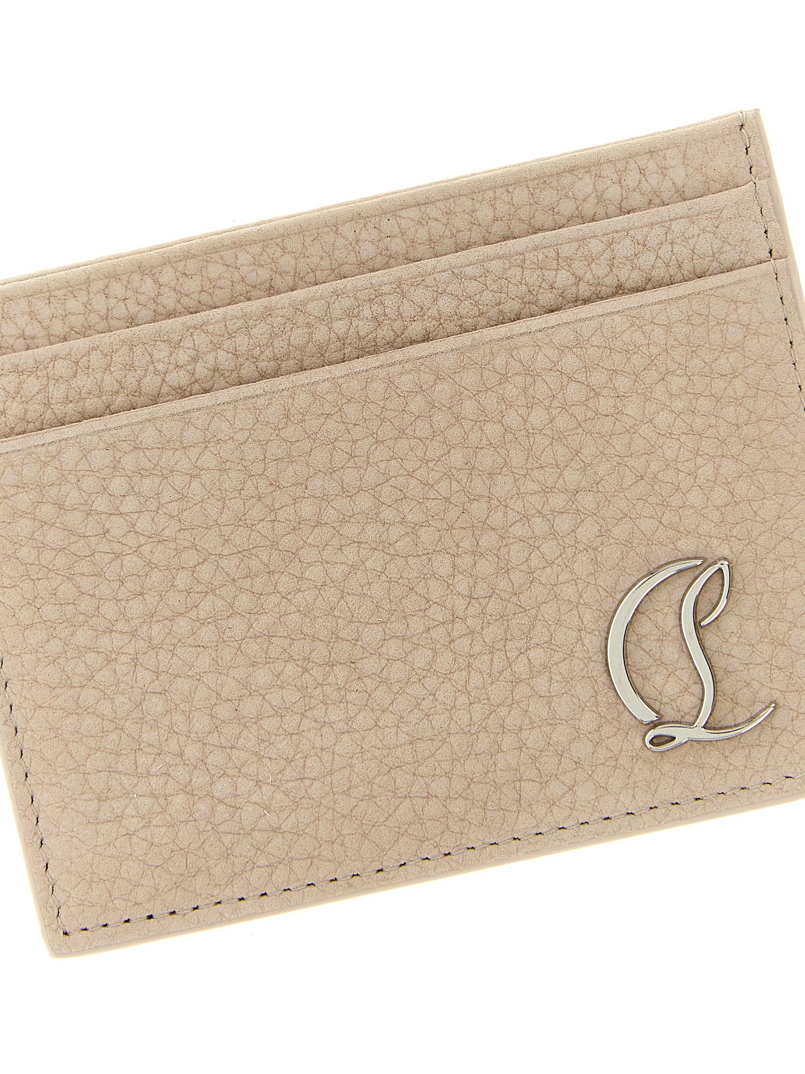 Premium Beige Calfskin Cardholder