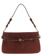 Bordeaux Cowhide Belt Shoulder Bag