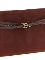 Bordeaux Cowhide Belt Shoulder Bag