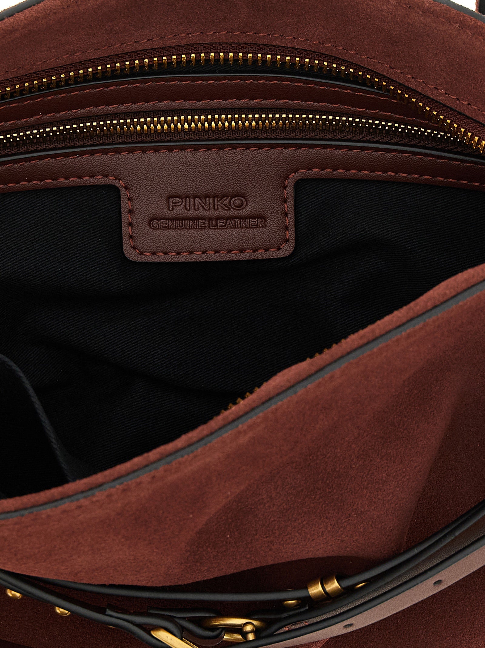 Bordeaux Cowhide Belt Shoulder Bag