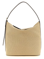 Beige Cotton Vera Shoulder Bag