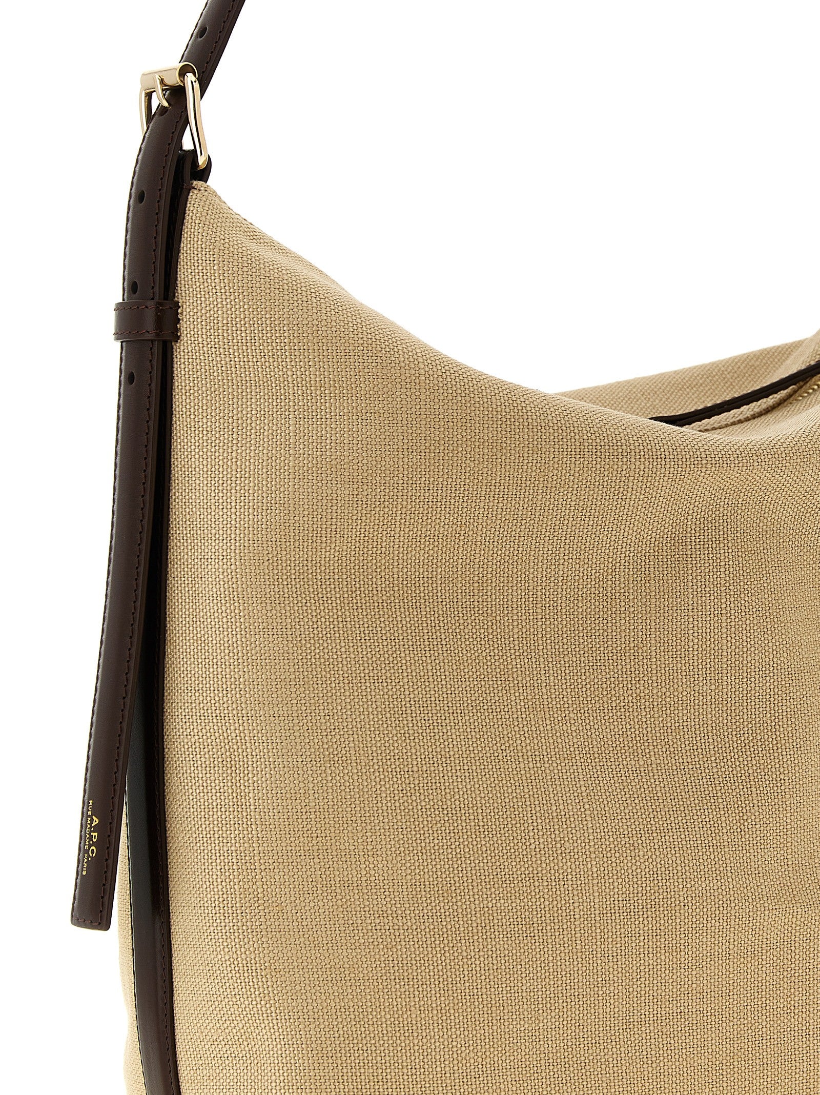 Beige Cotton Vera Shoulder Bag