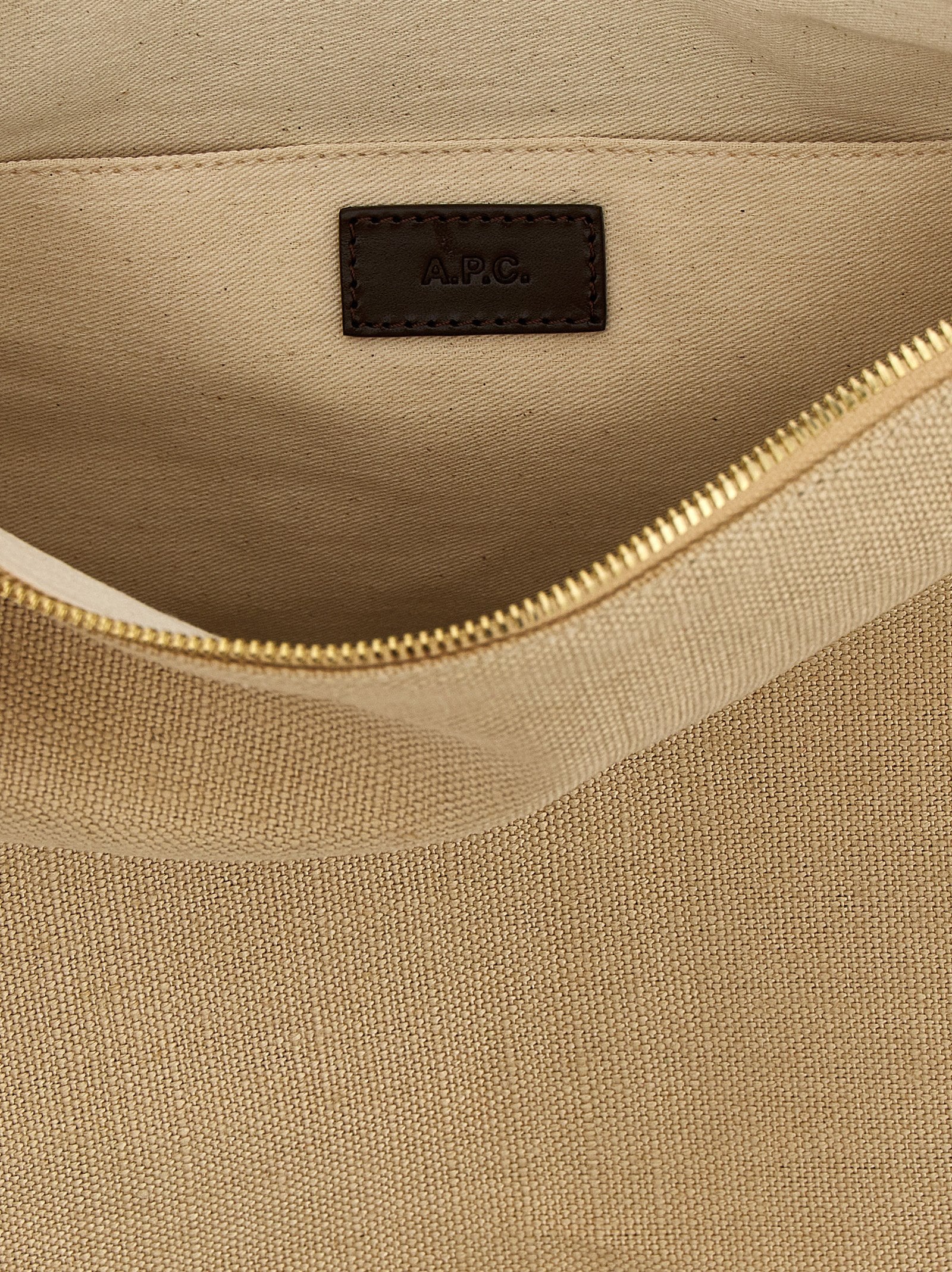 Beige Cotton Vera Shoulder Bag
