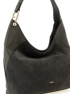 Gray Calfskin Lara Shoulder Bag