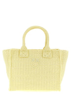 Mini Raffia & Polypropylene Tote Bag