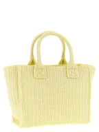 Mini Raffia & Polypropylene Tote Bag