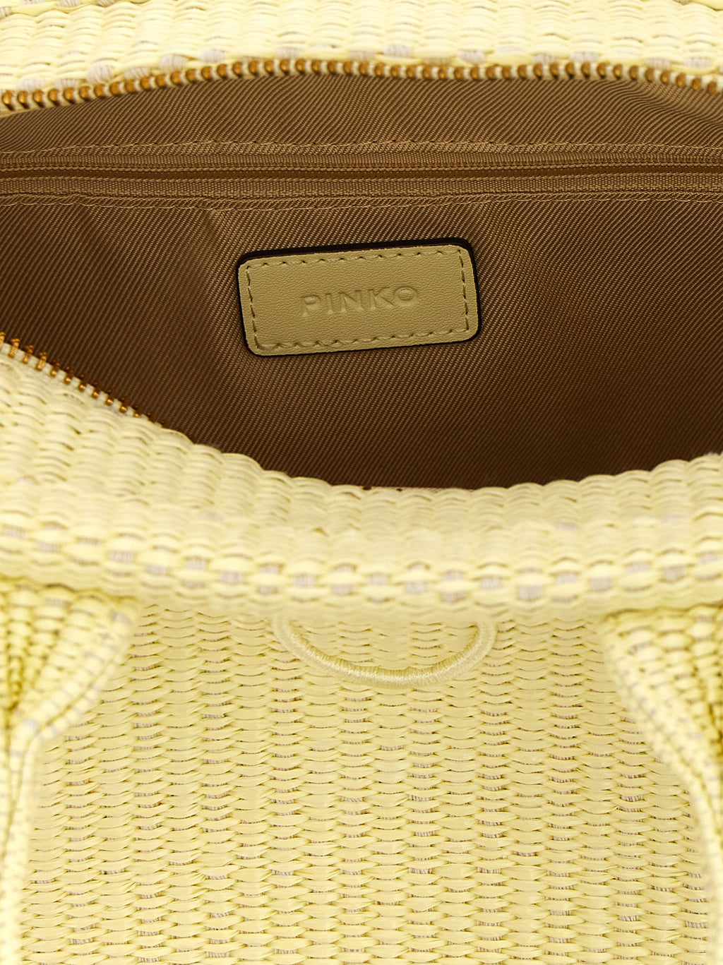 Mini Raffia & Polypropylene Tote Bag