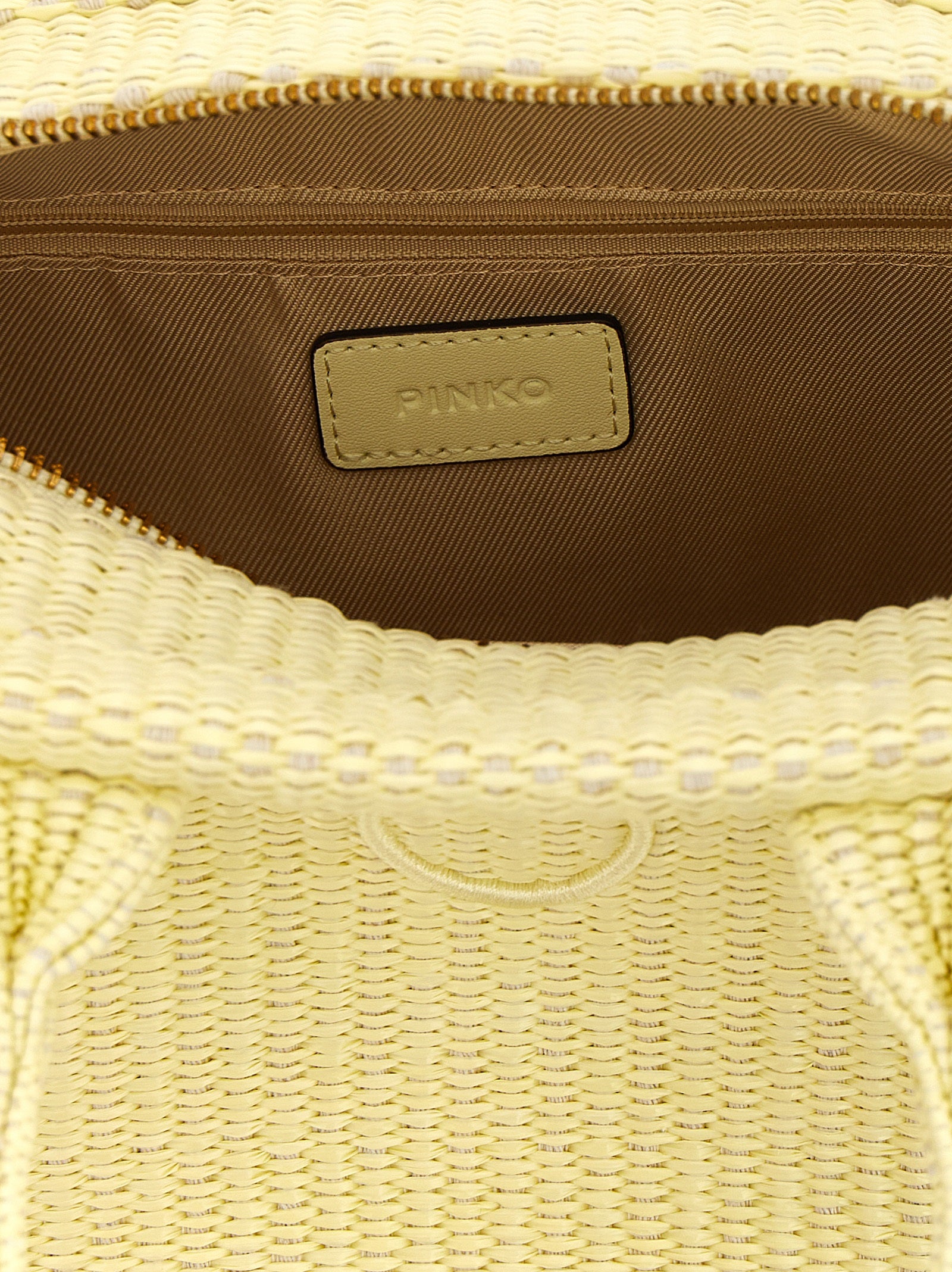 Mini Raffia & Polypropylene Tote Bag