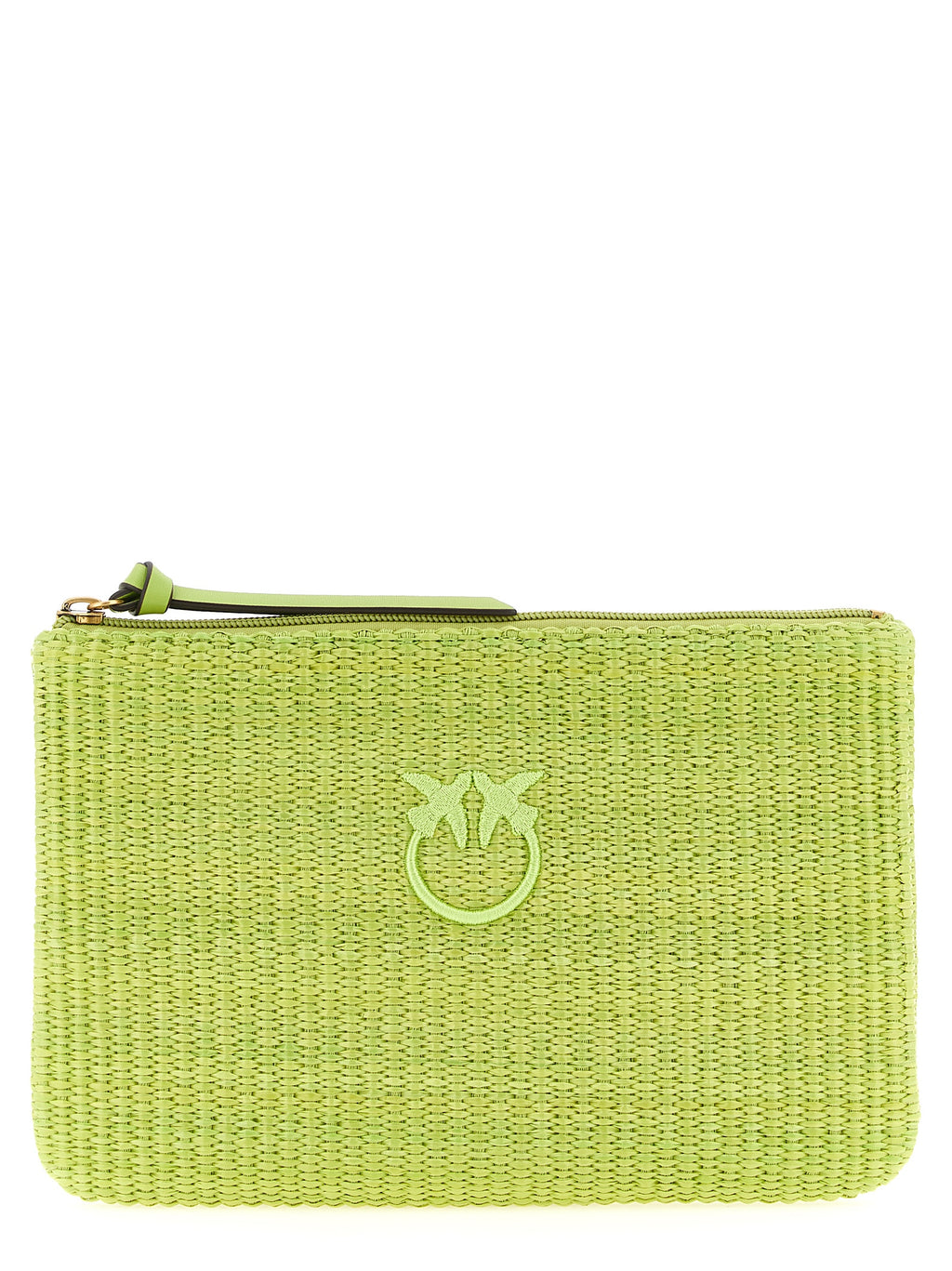 Green Love Birds Clutch Bag